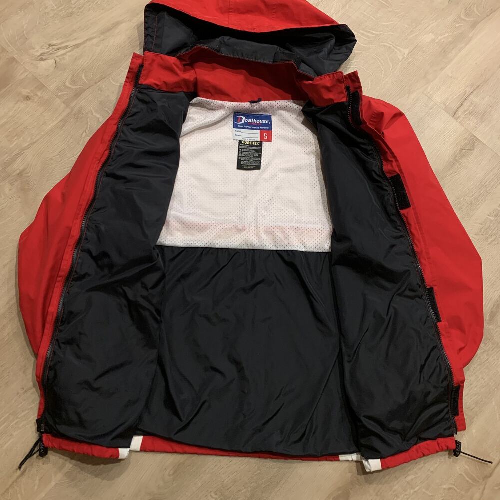 Vintage Boathouse Sports Boston University Field Hockey Jacket Men's Small S Red - Picture 4 of 8